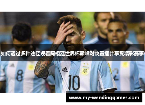如何通过多种途径观看阿根廷世界杯巅峰对决直播并享受精彩赛事